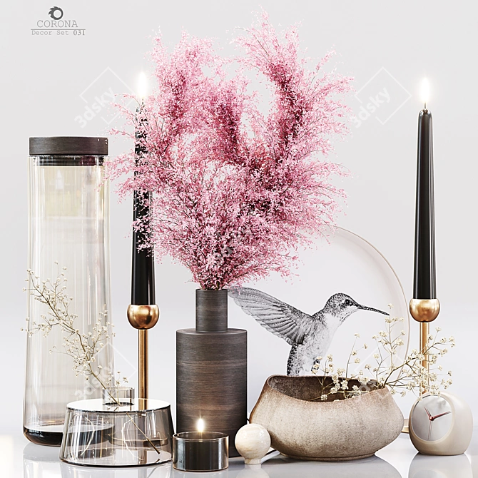 Elegant Decor Set 031: High-Quality, Detailed 3D model image 1