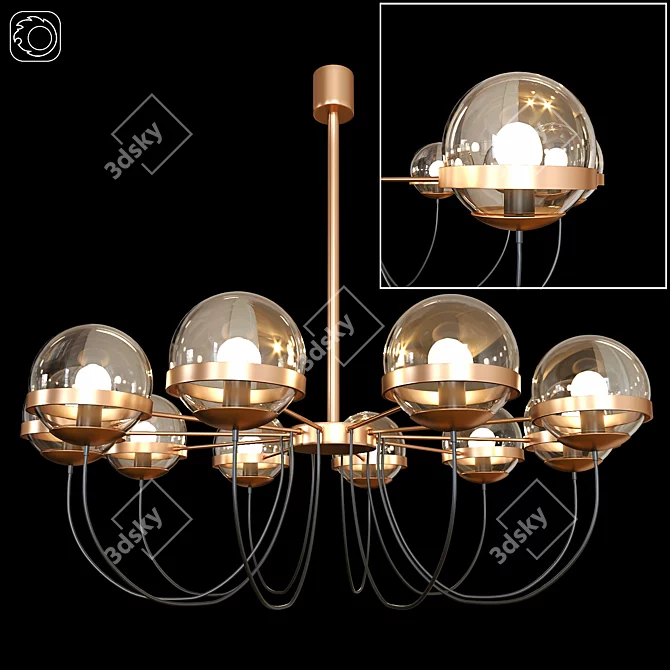 Elegant Ambiance Lighting Solution 3D model image 1