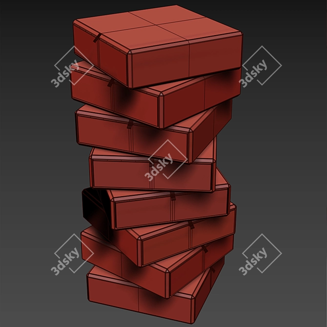 Modern Molteni Teorema Sofa 3D model image 6