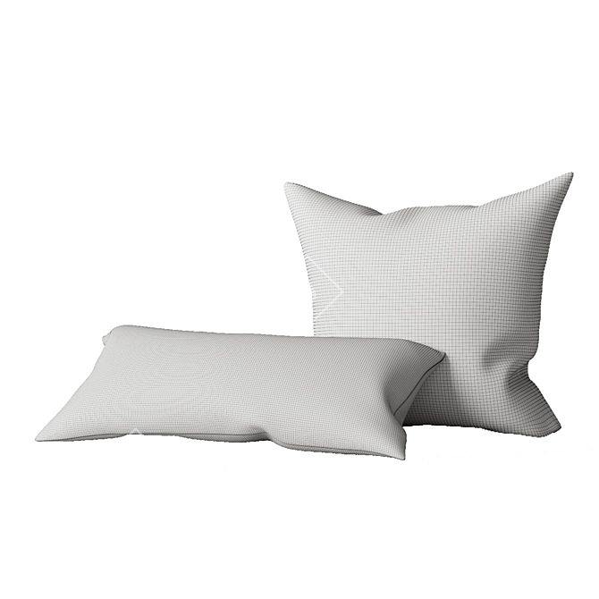 Cozy IKEA Pillow Collection 3D model image 3