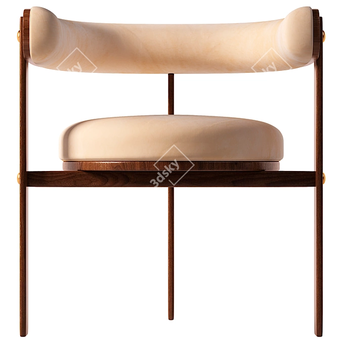 Modern Armchair: Stylish and Comfortable 3D model image 2