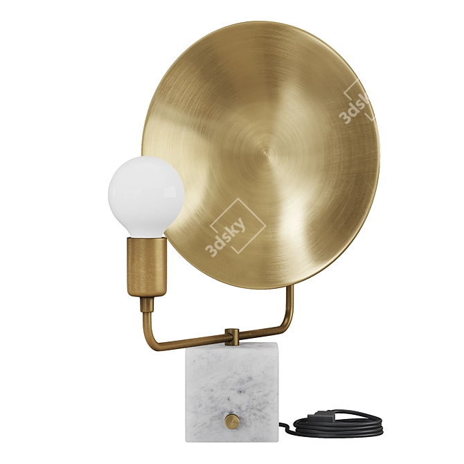 Helios Disc Pendant Light 3D model image 1