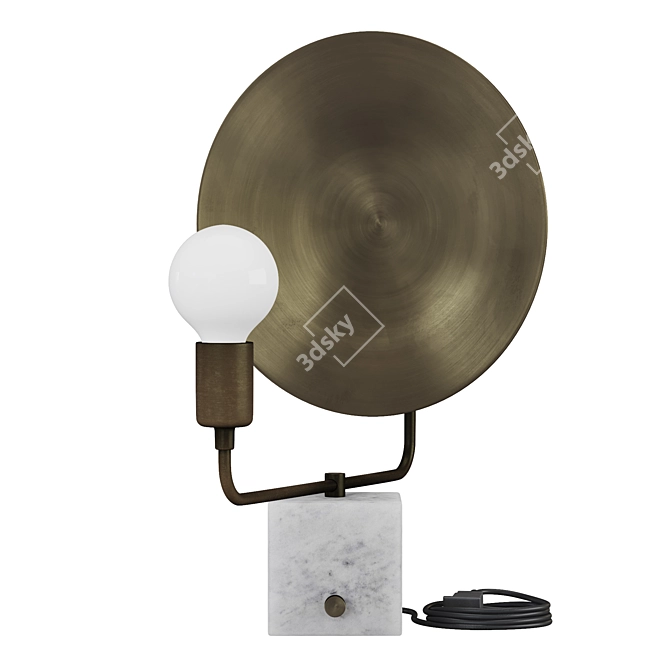 Helios Disc Pendant Light 3D model image 5