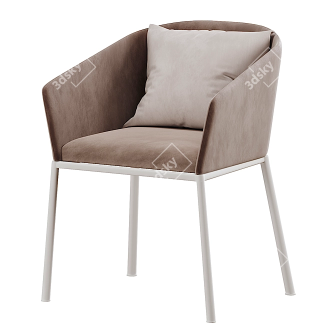 Sleek Bitta Chair by Kettal 3D model image 4