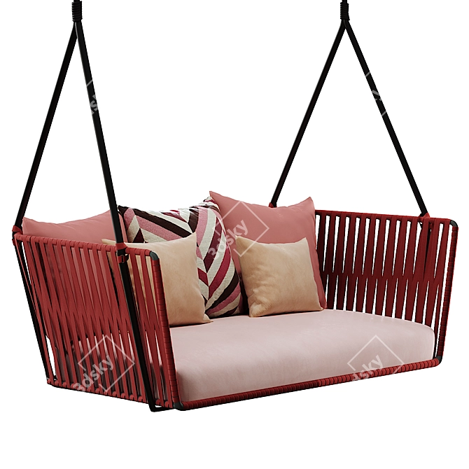 Kettal Bitta Swing: Stylish Outdoor Relaxation 3D model image 1