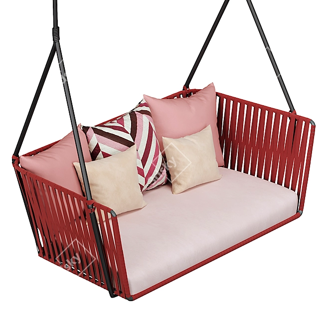 Kettal Bitta Swing: Stylish Outdoor Relaxation 3D model image 4