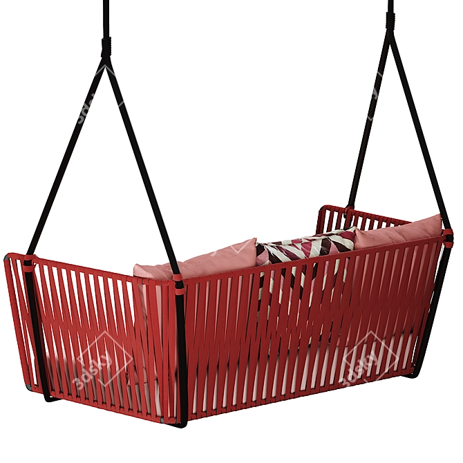 Kettal Bitta Swing: Stylish Outdoor Relaxation 3D model image 5