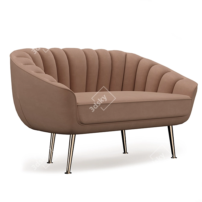 Alison Cork's Primrose Sofa 3D model image 2