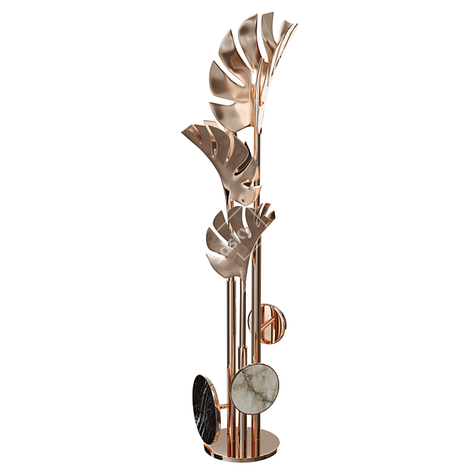 Elegant Callia Floor Lamp 3D model image 1