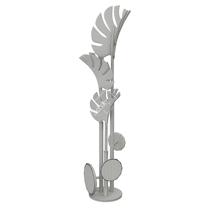 Elegant Callia Floor Lamp 3D model image 3