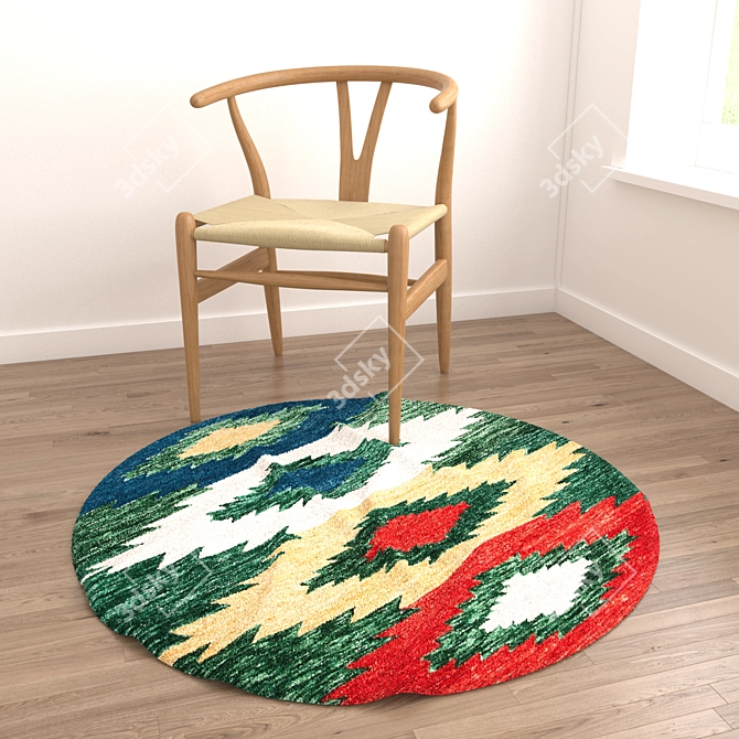 Modern Rugs Collection 3D model image 4