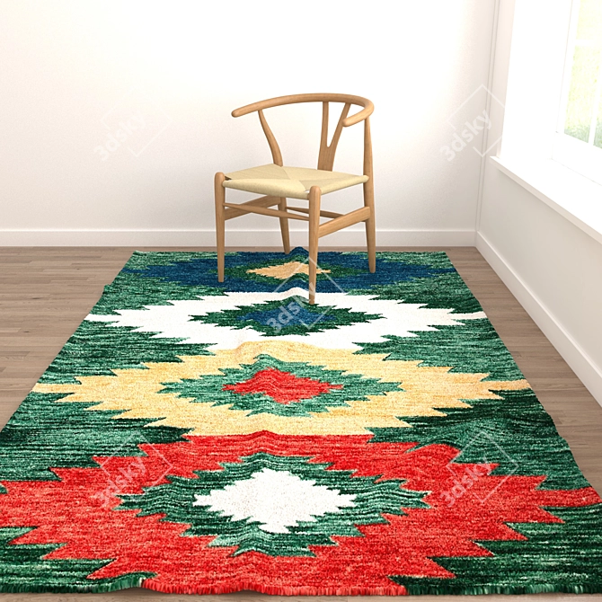 Modern Rugs Collection 3D model image 5