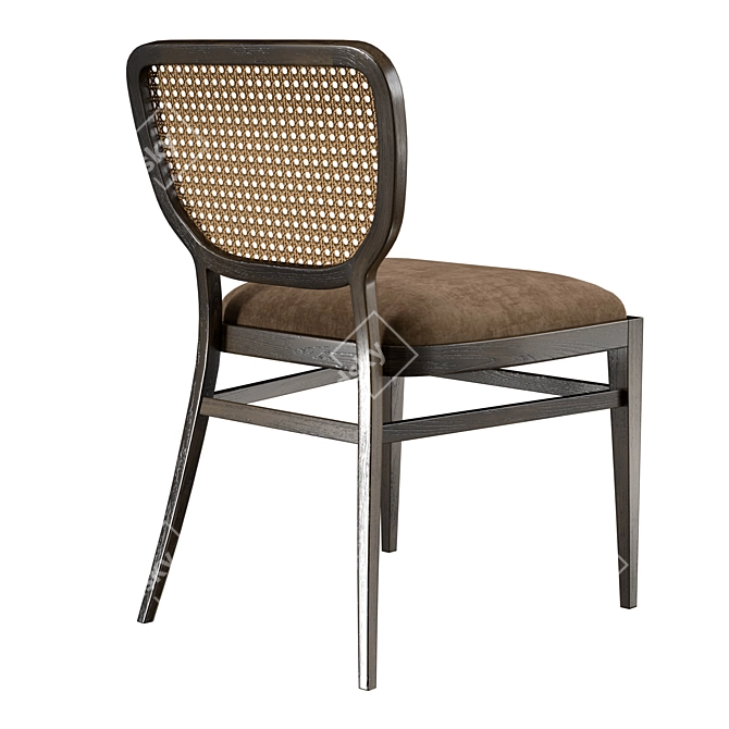 Elegant Cabaret Chair: Philippe Bouix Design 3D model image 2