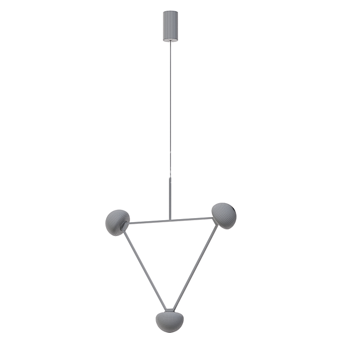 Elegant Duchess Pendant Light 3D model image 2