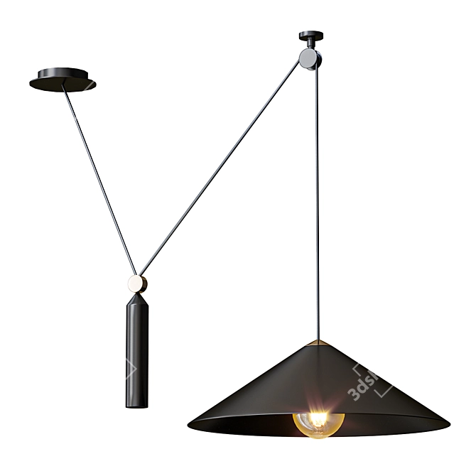 2014 Peso Pendant Light 3D model image 1