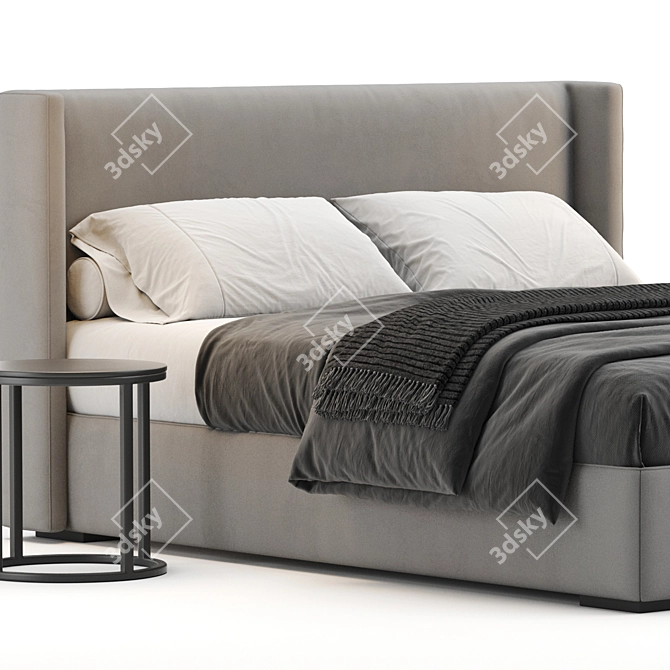 RH Lawson Bed: Luxurious Comfort 3D model image 2