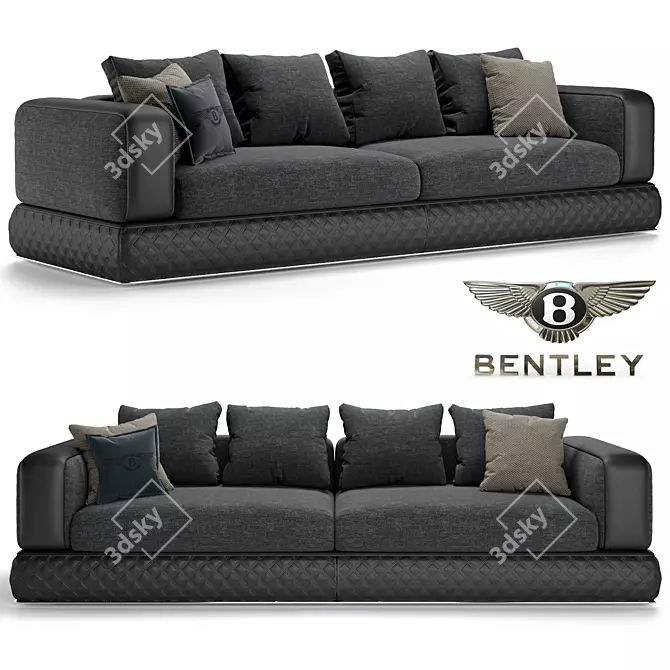 Luxury BENTLEY HOME Westbury Sofa 3D model image 1