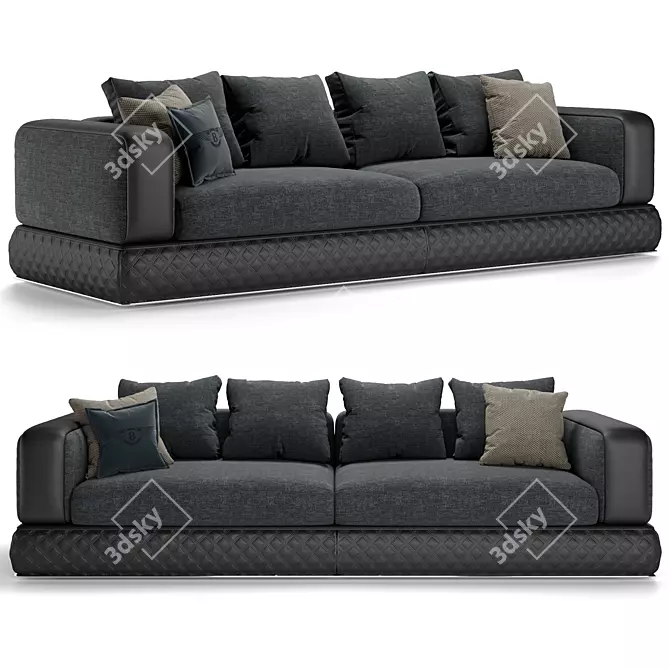 Luxury BENTLEY HOME Westbury Sofa 3D model image 3