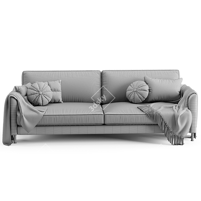 Boconcept Indivi Sofa: Contemporary Comfort & Style 3D model image 6