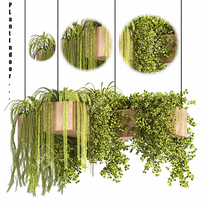 Modern Plant Stand: Compact and Stylish 3D model image 1