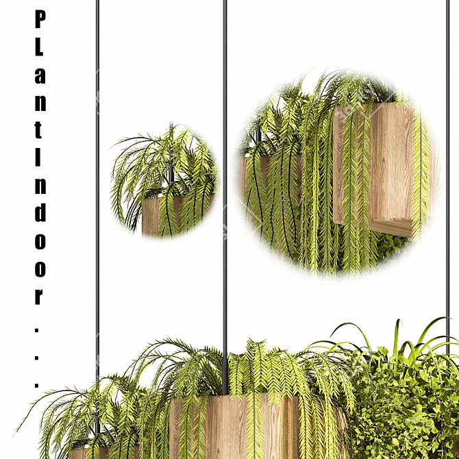 Modern Plant Stand: Compact and Stylish 3D model image 4