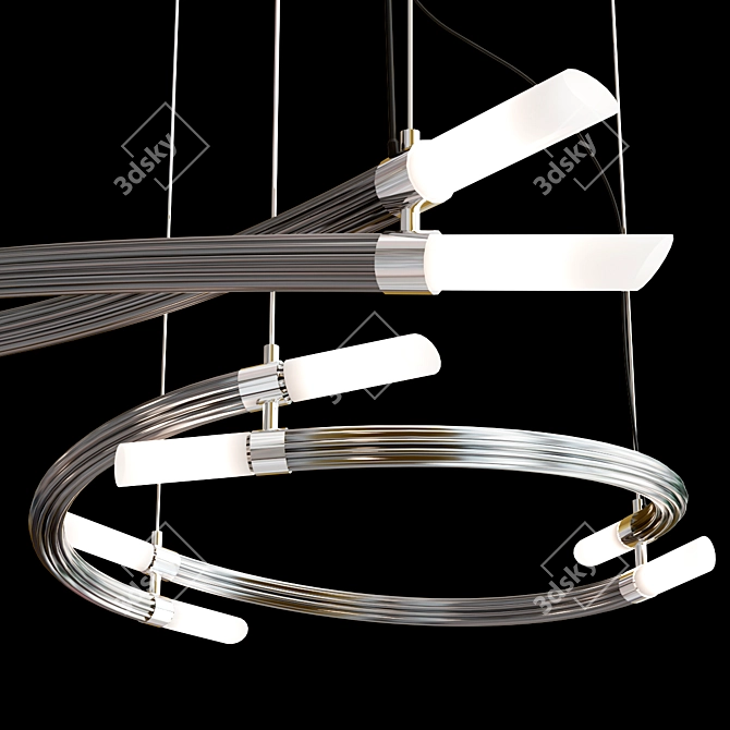 Elegant Italian Pendant Lamp Collection 3D model image 4