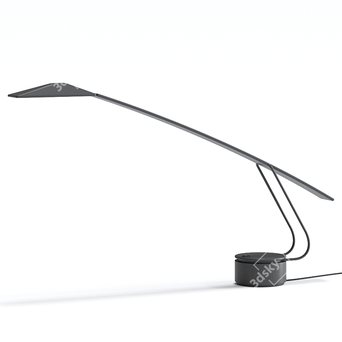 Elegant Dove Table Lamp: Italian Design 3D model image 3