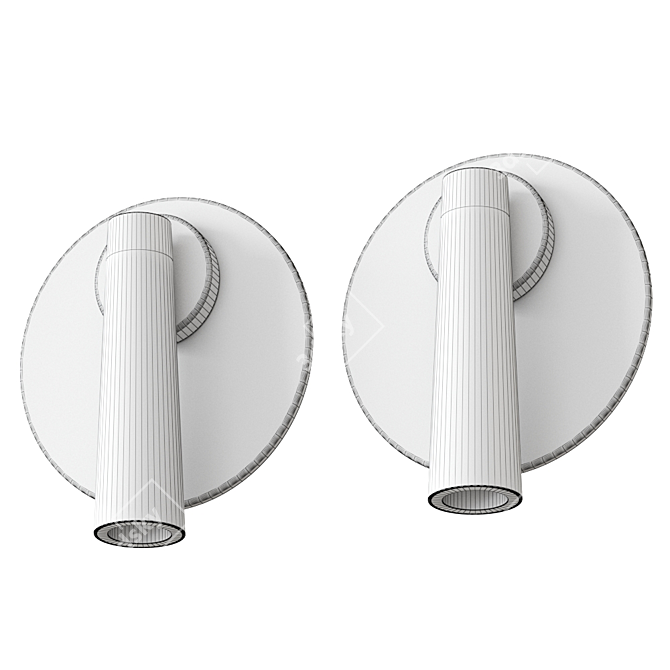 Gamma Extend: Versatile Spanish LED Wall Fixture 3D model image 3