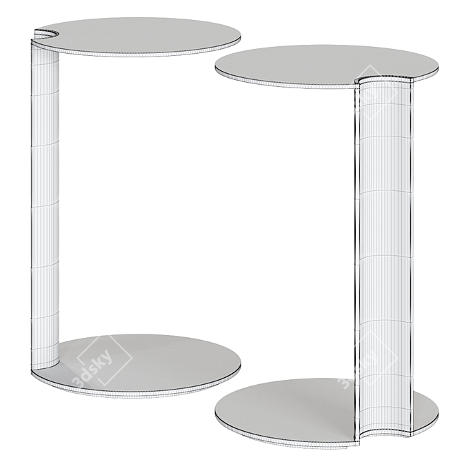 Minotti NAY Coffee Table: Sleek Design by Rodolfo Dordoni 3D model image 2