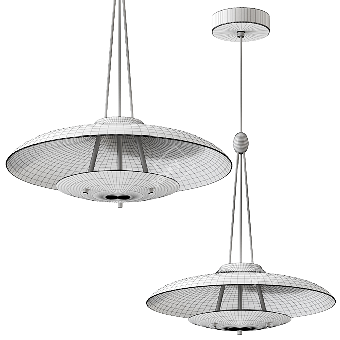 Stellar Works HARO Pendant Light 3D model image 2