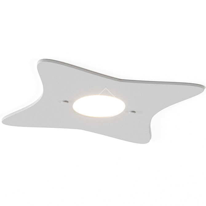 Metal Lux MANTA Ceiling Light 3D model image 4