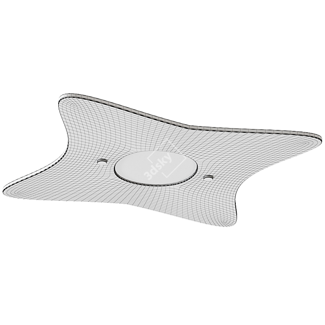 Metal Lux MANTA Ceiling Light 3D model image 5