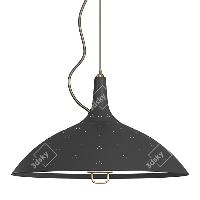 Modern Gubi Pendant Light 3D model image 3