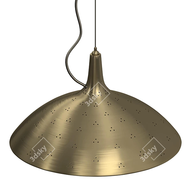 Modern Gubi Pendant Light 3D model image 4