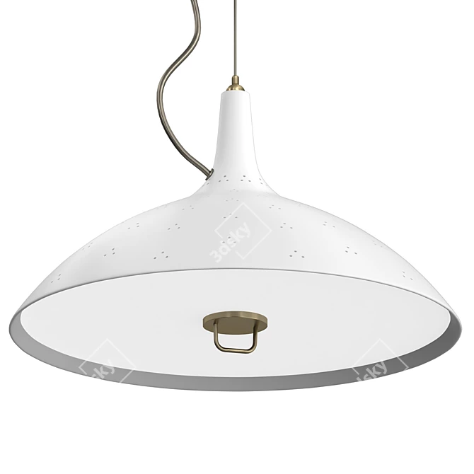 Modern Gubi Pendant Light 3D model image 5