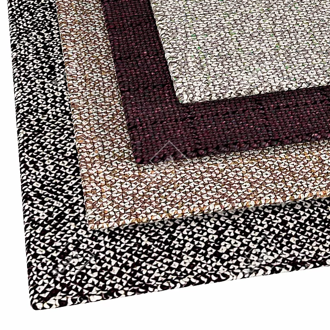 Waan Rug: Vibrant and Versatile Décor 3D model image 2