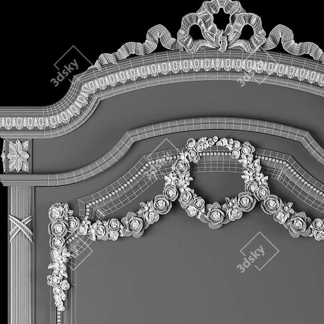 Elegant Louis Showcase 3D model image 6