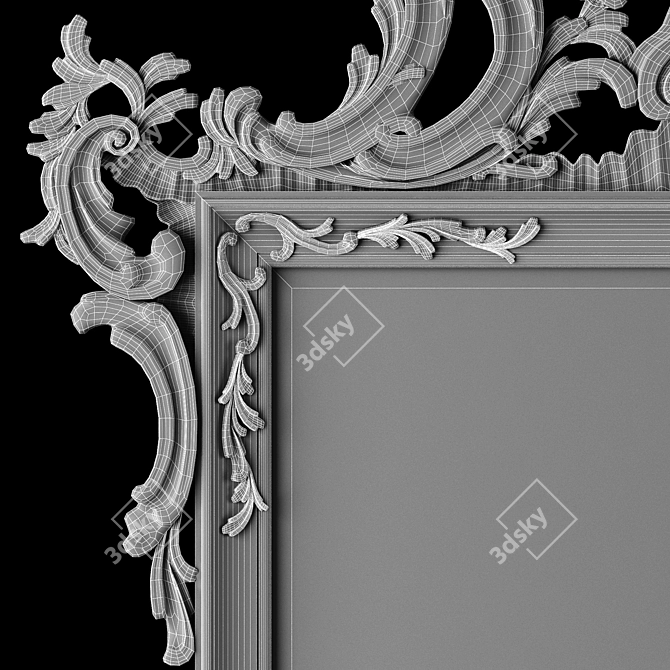 Elegant Reflection: Roberto Giovannini Mirrors 3D model image 3