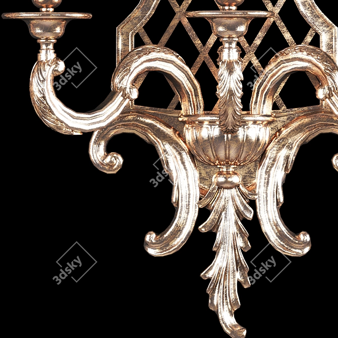 Eleganza: Roberto Giovannini Wall Light 3D model image 2