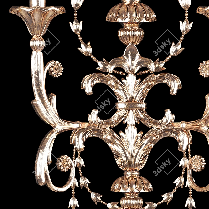 Eleganza: Roberto Giovannini Wall Light 3D model image 4