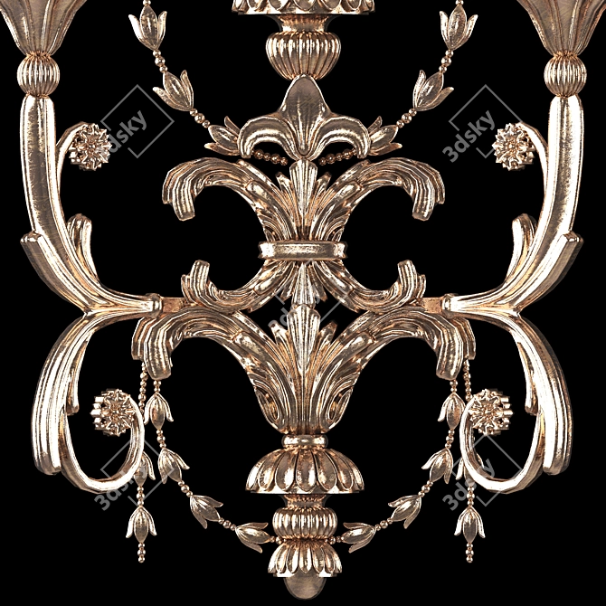 Eleganza: Roberto Giovannini Wall Light 3D model image 9