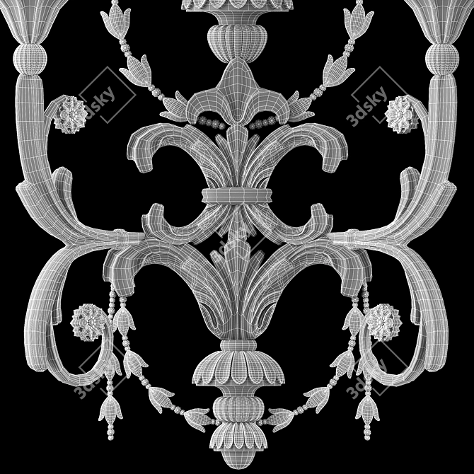 Eleganza: Roberto Giovannini Wall Light 3D model image 10