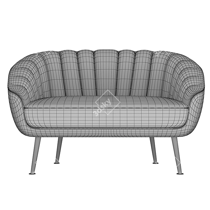 Primrose Luxe 2 Seater Sofa 3D model image 4