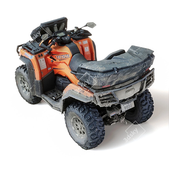 CF Moto X10: 80hp V-Twin ATV 3D model image 7