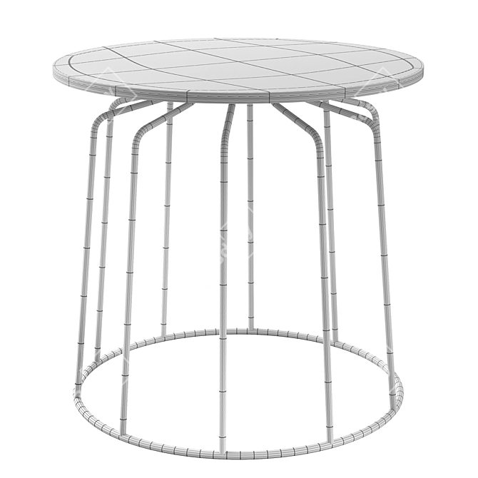 Modern Elegance: Roche Bobois Vogue Table 3D model image 3