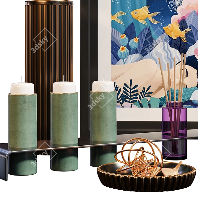 Deco04: Versatile Decor Set 3D model image 3