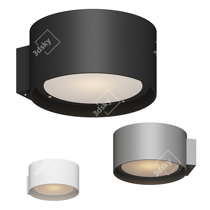 Astoria Outdoor LED Wall Sconce 3D model image 1