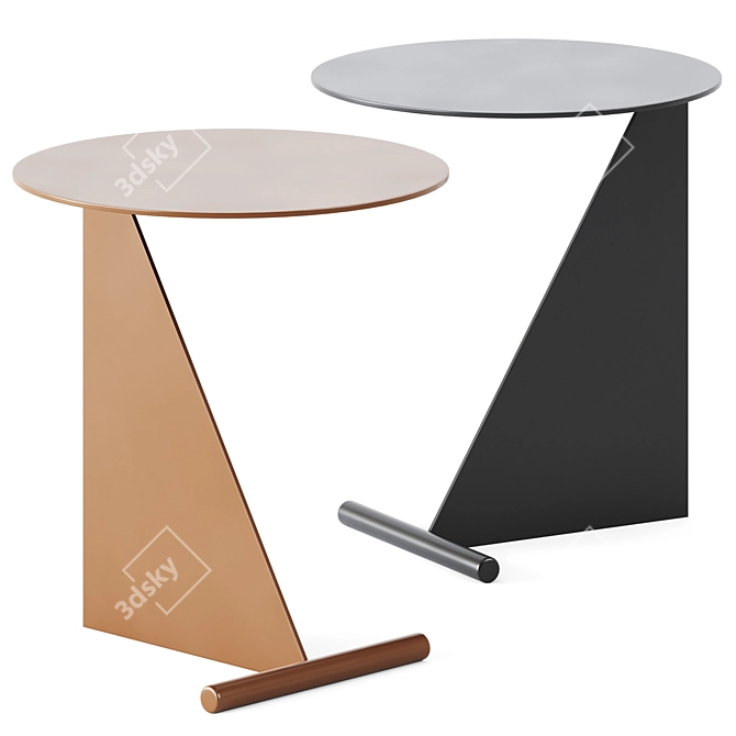 Stabile Iron Side Table 3D model image 1