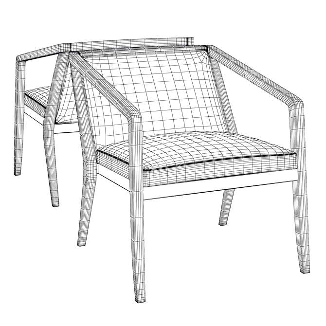 Regal Kingman Chair by Hancock+Moore 3D model image 2