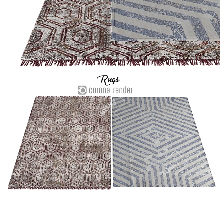 Elegant Carpets for Luxurious Interiors 3D model image 1